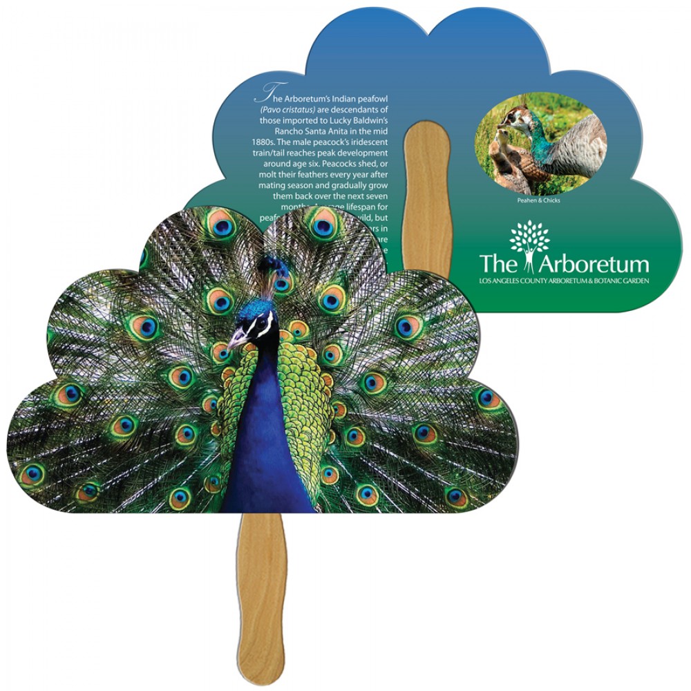Custom Imprinted Cloud Fast Hand Fan (2 Sides) 1 Day Custom Imprinted Cloud Fast Hand Fan (2 Sides) 1 Day