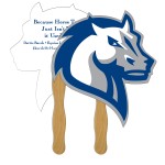 Horse Fast Hand Fan (2 Sides) 1 Day Logo Branded
