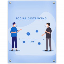 Customized 36" Small Banner - All Over Dye Sub