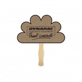 Personalized Peacock Shape Recycled Paper Hand Fan Sandwich