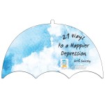Umbrella Hand Fan Without Stick with Logo