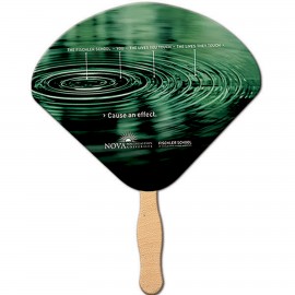 Seashell Hand Fan with Logo