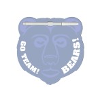 Logo Branded Grizzly Bear Memo Board Full Color