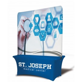 6' Table Top Billboard Banner (Full Height) with Logo  6