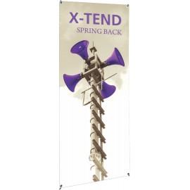 X-tend 3 Spring Back Banner Stand with Logo