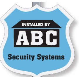 Shield Security White Polyethylene Yard Sign (9"x 9") with Logo  Shield Security White Polyethylene Yard Sign (9"x 9") with Logo