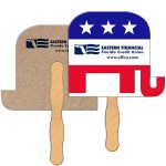 Elephant Recycled Hand Fan Logo Branded