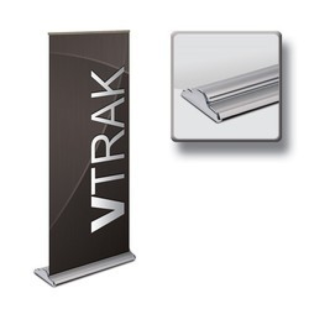 Logo Branded V-Trak Retractable Kit, Vinyl 33" x 80" Logo Branded V-Trak Retractable Kit, Vinyl 33" x 80"