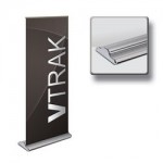 Logo Branded V-Trak Retractable Kit, Vinyl 33" x 80"