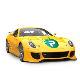 Car Decals / Stickers (Clear) (1' x 1') SQFT with Logo