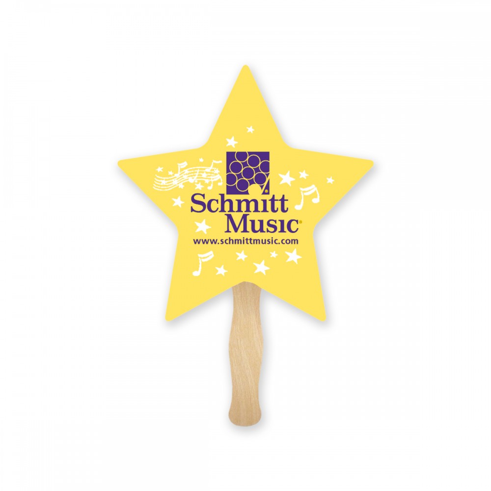 Custom Lightweight Star Shape Hand Fan