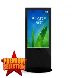 Blade 50" - 4K Digital Signage Kiosk with Logo  Blade 50" - 4K Digital Signage Kiosk with Logo