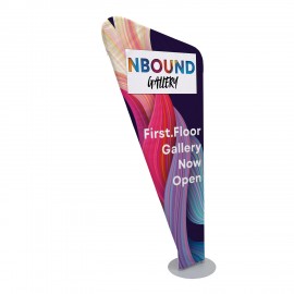 Logo Branded 80"H EuroFit Angle Banner Display Kit