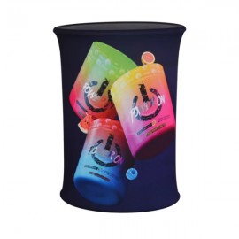 Logo Branded The Cool Oval Collapsible Counter with the Moulded Hard Bag