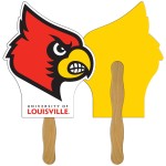 Logo Branded Bird Head Fast Hand Fan (2 Sides) 1 Day