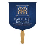 Logo Branded Coat of Arms Fast Hand Fan (1 Side) 1 Day