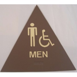 6" x 6" - Customizable Wood ADA Sign with Logo