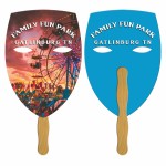 Mask Hand Fan Full Color (2 Sides) Custom Printed