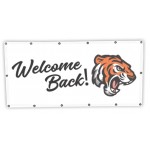 18 Oz. Double-Sided Scrim Vinyl Banner (8'x3') with Logo