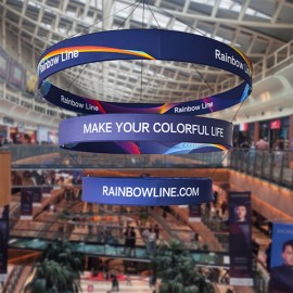 Skytube Tiered Circle Hanging Banners Package (10