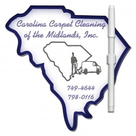 Logo Branded South Carolina State Offset Printed Memo Board