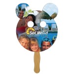 Panda Bear Fast Hand Fan (1 Side) 1 Day Logo Branded