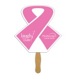 Logo Branded Open Ribbon Fast Hand Fan (1 Side) 1 Day