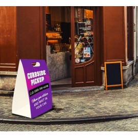 Logo Branded 18"x 24" Portable Side Walk Sign