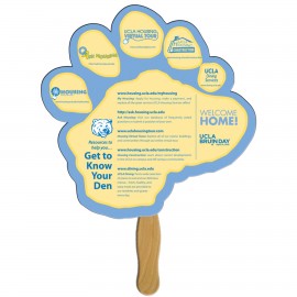 Animal Paw Hand Fan with Logo