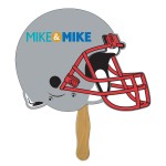 Custom Football Helmet Hand Fan Full Color (1 Side)