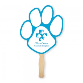 Paw Shape Single Hand Fan with Logo