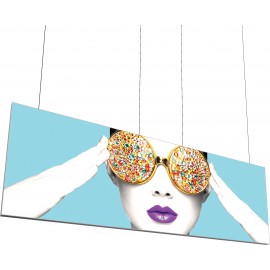 Vector Frame Hanging Light Box 15ft x 5ft with Logo