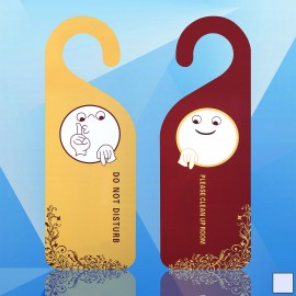 Logo Branded Hang Tags Door Hanger 3 7/8'' x 10 3/4''  Logo Branded Hang Tags Door Hanger 3 7/8