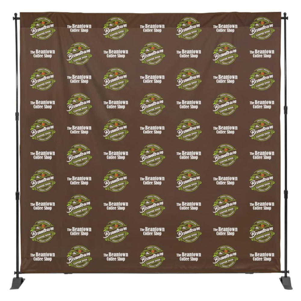 Promotional 8ft X 8ft Step & Repeat Fabric Banner