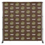 8ft X 8ft Step & Repeat Fabric Banner with Logo