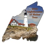 Maine State Hand Fan Without Stick Logo Branded