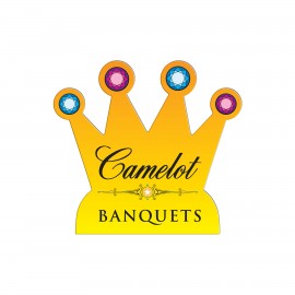 Customized Crown Hand Fan Without Stick