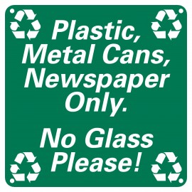 Plastic Sign | Custom | Die Cut Shape | .055" Thickness | 57 to 73 Sq In with Logo