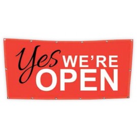 Customized 6.5 Oz. Single-Sided Outdoor Canvas Banner (10