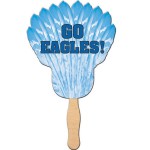 Feather Hand Fan with Logo