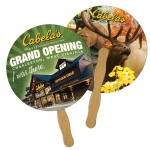 Round/Ball Fast Hand Fan (2 Sides) 1 Day with Logo