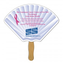 Shell Hand Fan with Logo