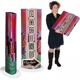 Totem Display with Logo