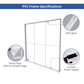 SEG Backlit Frame 10' (Hardware only) with Logo
