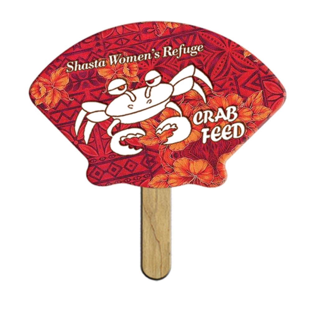 Shell Stock Shape Mini Fan Custom Imprinted Shell Stock Shape Mini Fan Custom Imprinted