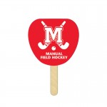 Palm Leaf Mini Hand Fans Full Color (1 Side) with Logo