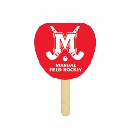 Palm Leaf Mini Hand Fans Full Color (1 Side) with Logo  Palm Leaf Mini Hand Fans Full Color (1 Side) with Logo