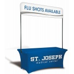 6' Table Top Billboard Banner (Quarter Height) with Logo