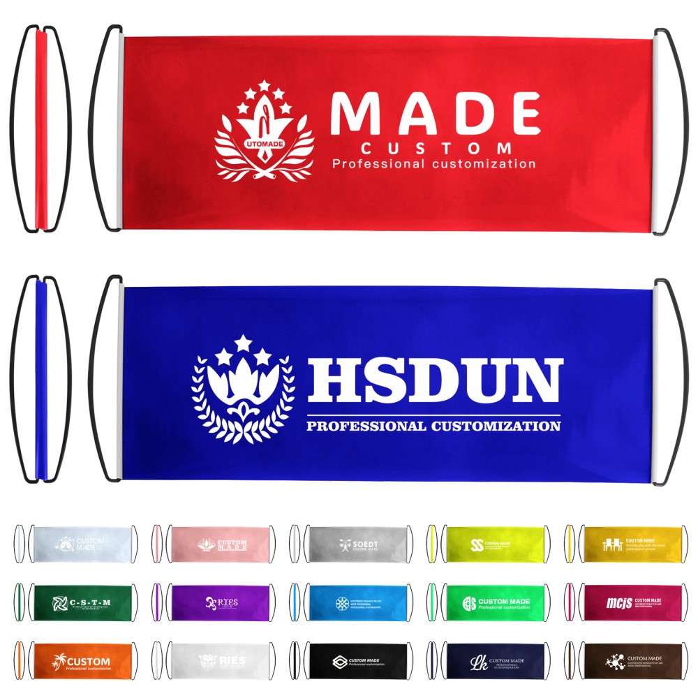 Logo Branded Retractable Handheld Banner