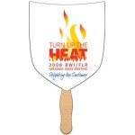 Shield/Shovel Hand Fan with Logo